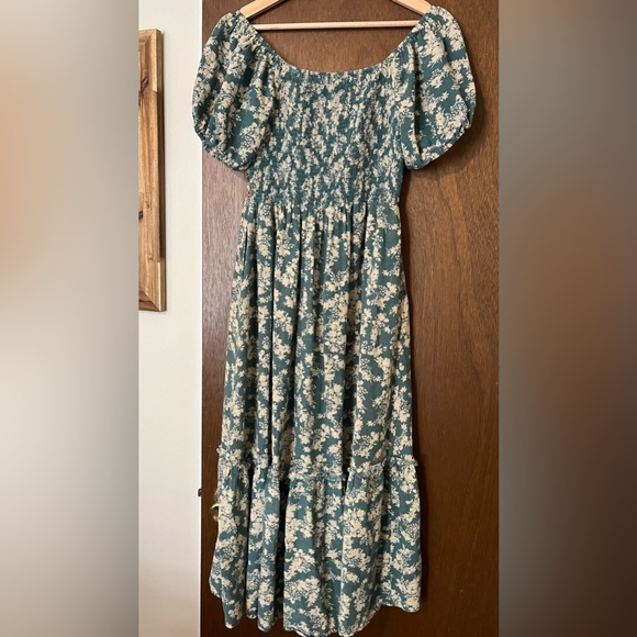 **SOLD** Free People Ellie printed midi dress - Picture 3 of 5